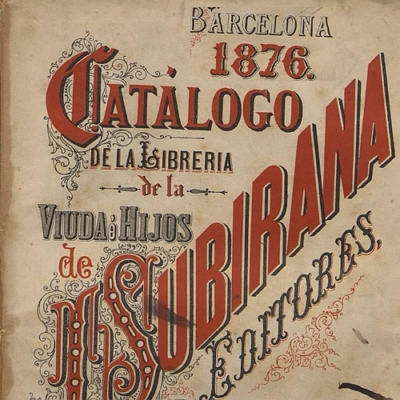 Catàlegs d'impressors, editors i llibreters