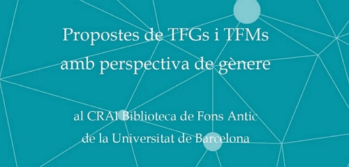 TFGs i TFMs amb perspectiva de gènere