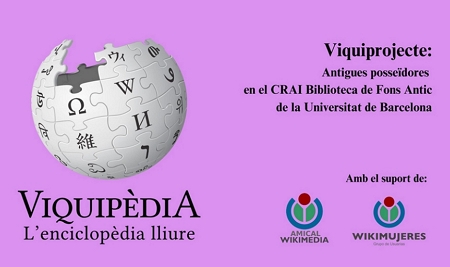 Antigues Posseïdores en el CRAI Biblioteca de Fons Antic de la Universitat de Barcelona