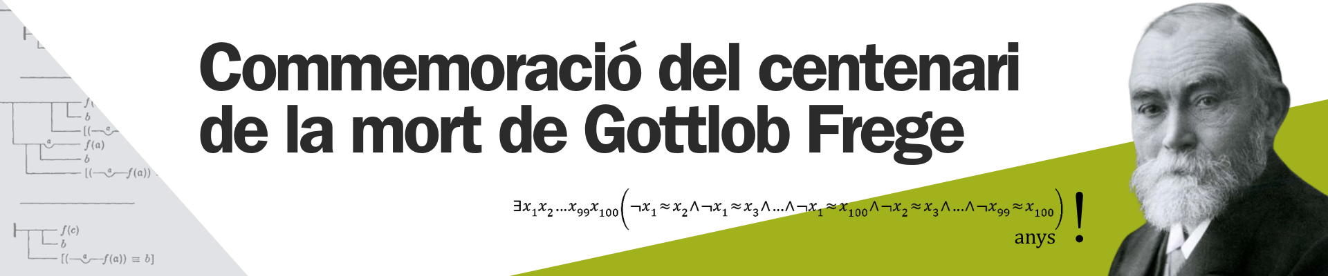 Commemoració del centenari de la mort de Gottlob Frege