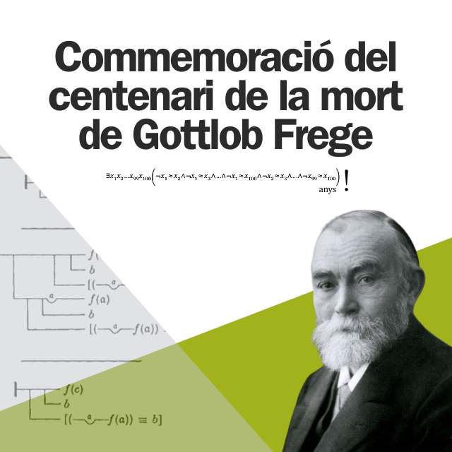 Commemoració del centenari de la mort de Gottlob Frege
