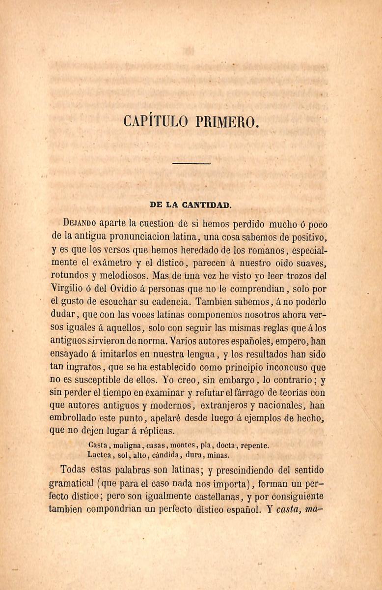 (1852) La Eneida traducida al castellano por Sinibaldo de Mas (Capítol Primer) (1852) La Eneida traducida al castellano por Sinibaldo de Mas (Capítol Primer)