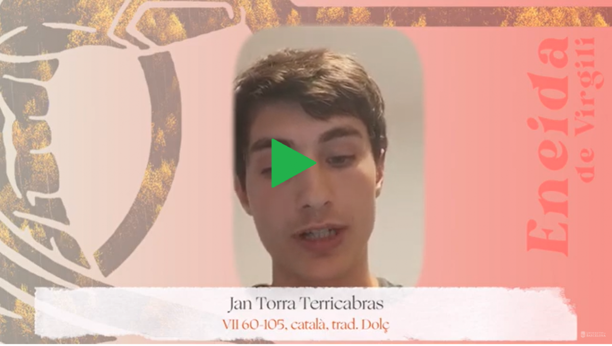 Lectura de l'Eneida de Virgili. Part IV Lectura de l'Eneida de Virgili. Part IV