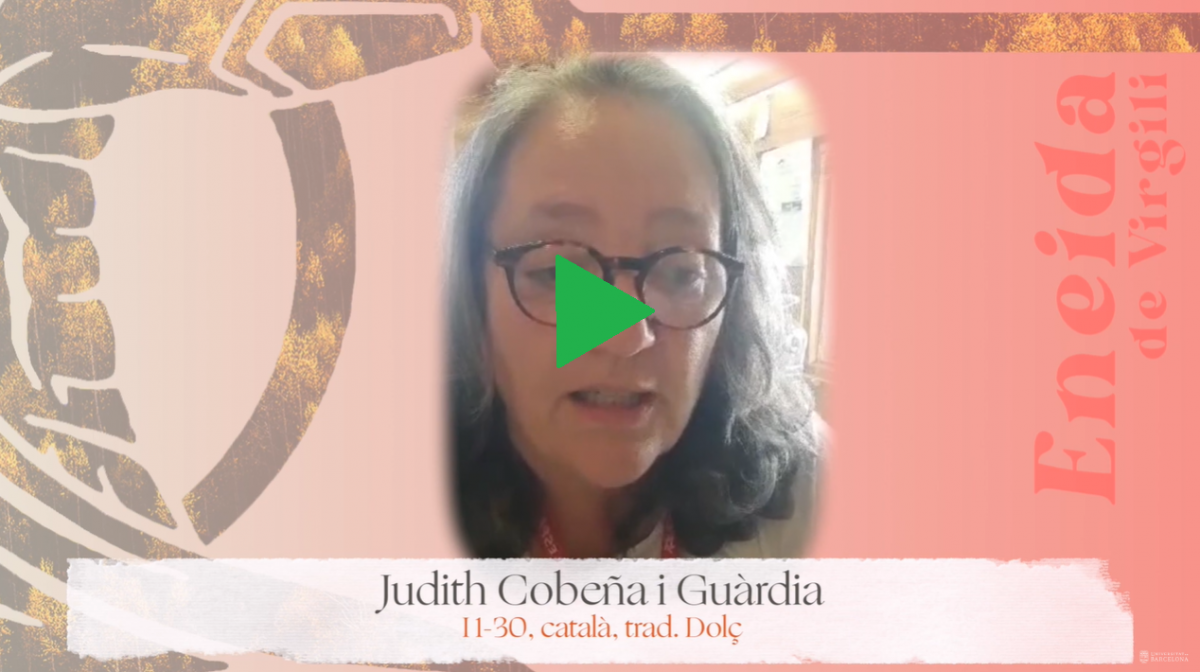 Lectura de l'Eneida de Virgili. Part I Lectura de l'Eneida de Virgili. Part I