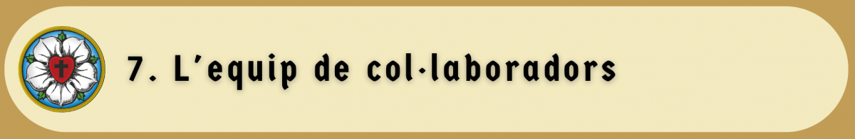 7. L'equip de col·laboradors