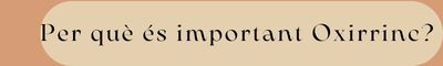 Àmbit 2. Per què és important Oxirrinc? Àmbit 2. Per què és important Oxirrinc?