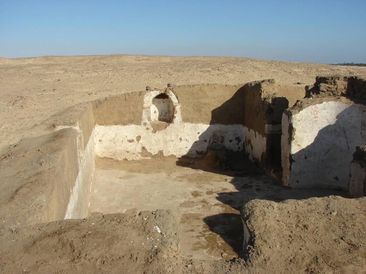 Vista d’una de les sales de l’eremitori Vista d’una de les sales de l’eremitori