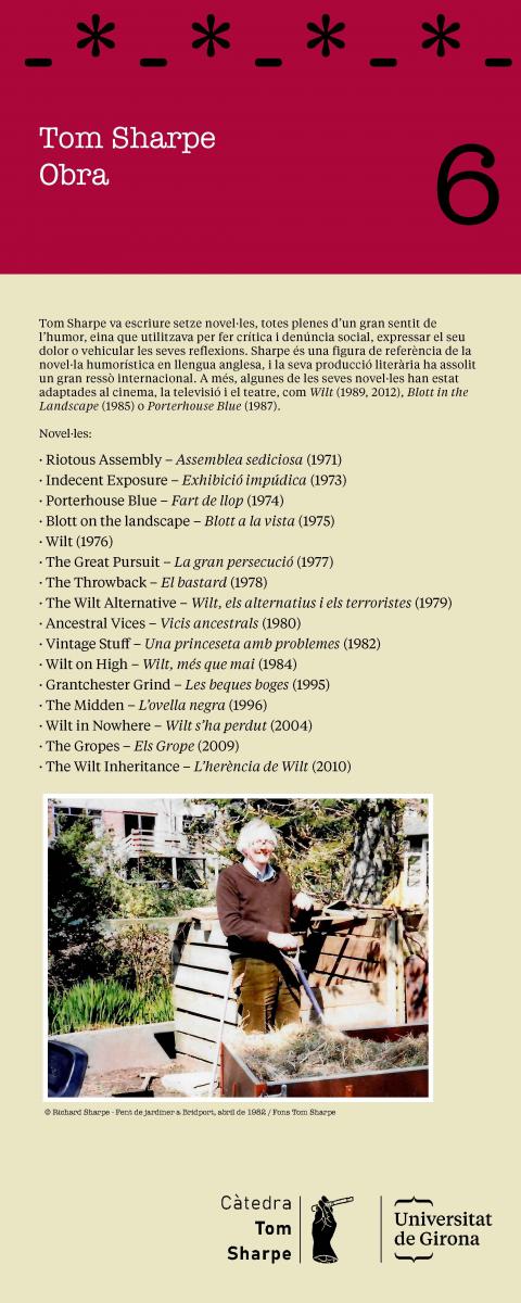 6. Tom Sharpe. Obra I