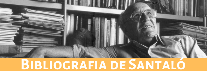 Bibliografia de Santaló