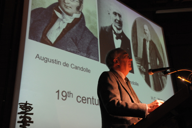 Daniel Simberloff a la Facultat de Biologia. © J. M. Rué, Universitat de Barcelona