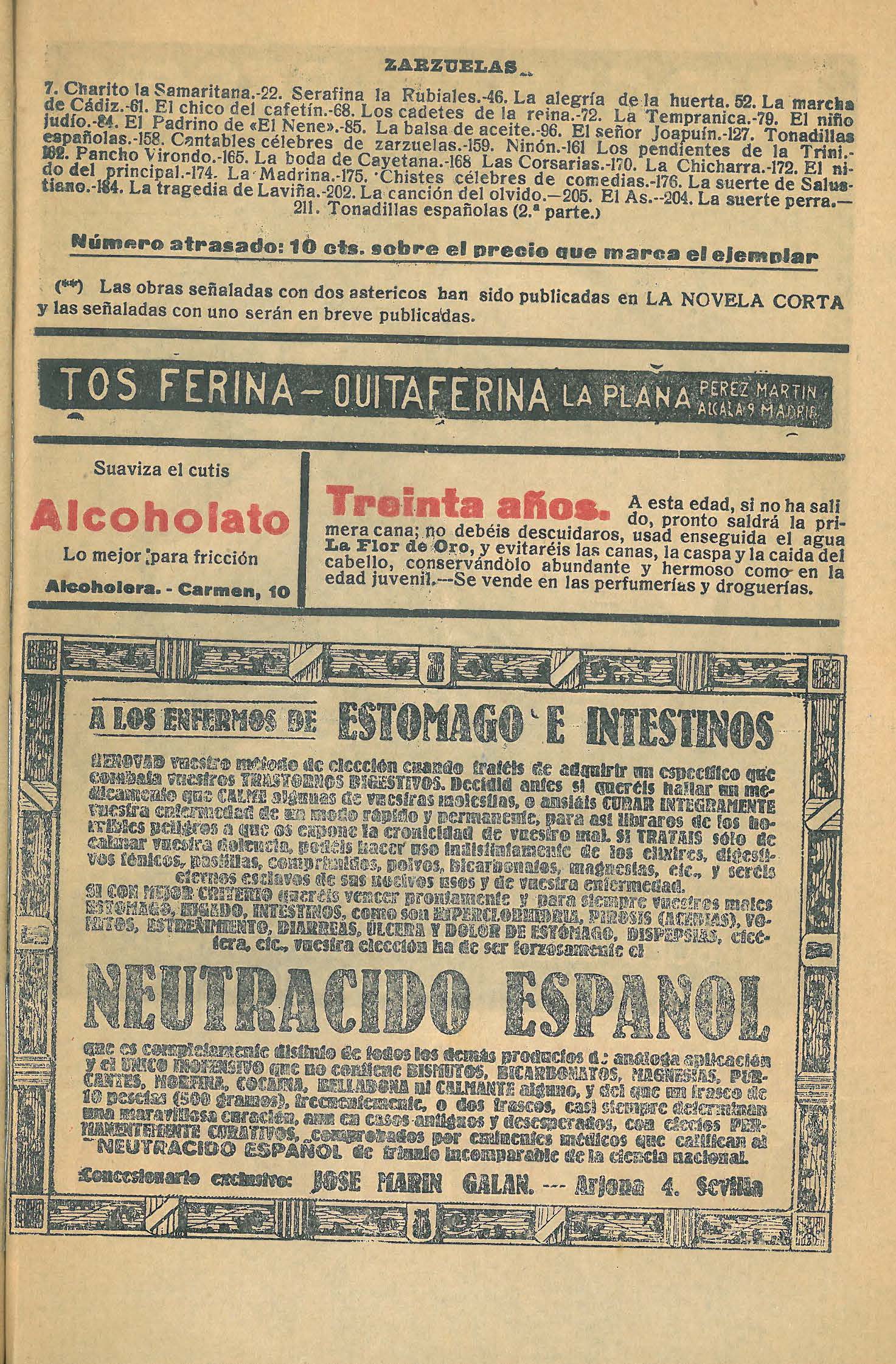 La Novela Corta, 284. Maig 1921