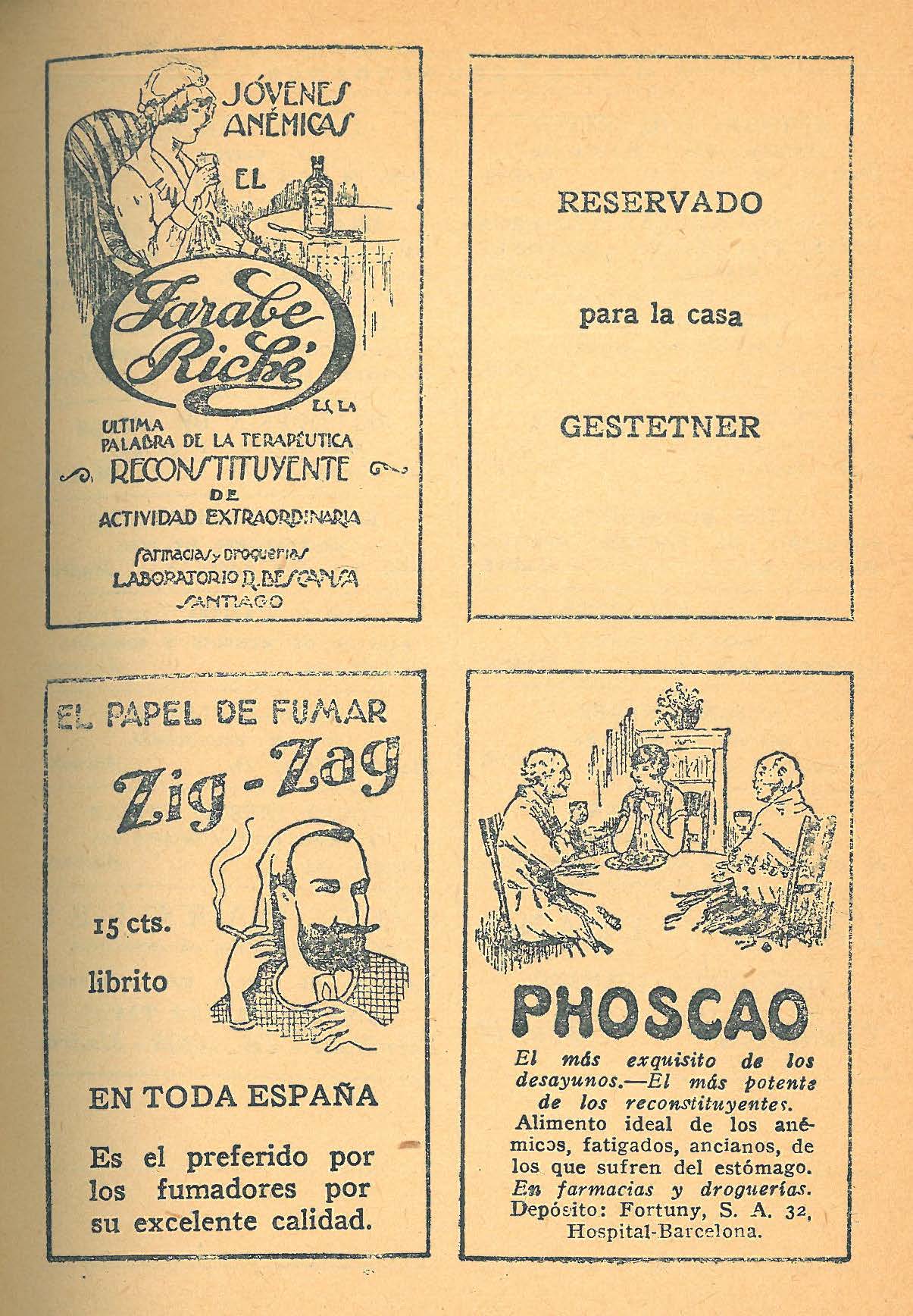 Los Novelistas, 15. Juny 1928