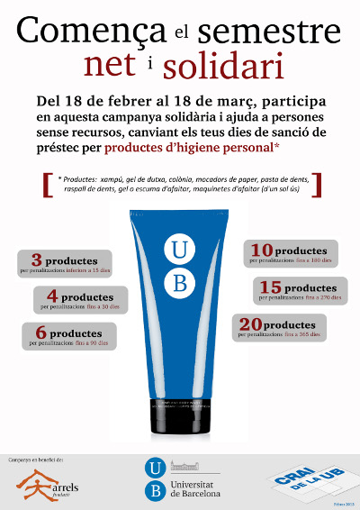 Campanya Comença el semestre net i solidari (2013)
