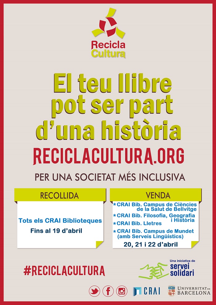 Cartell Recicla Cultura 2016