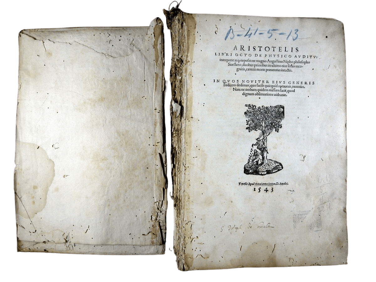 Aristòtil, 384-322 aC. Aristotelis libri octo de physico auditu