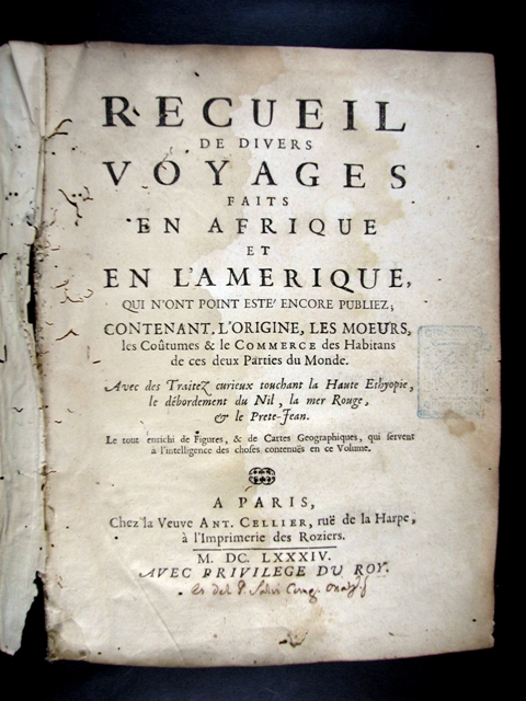 Recueil de divers voyages faits en Afrique ...