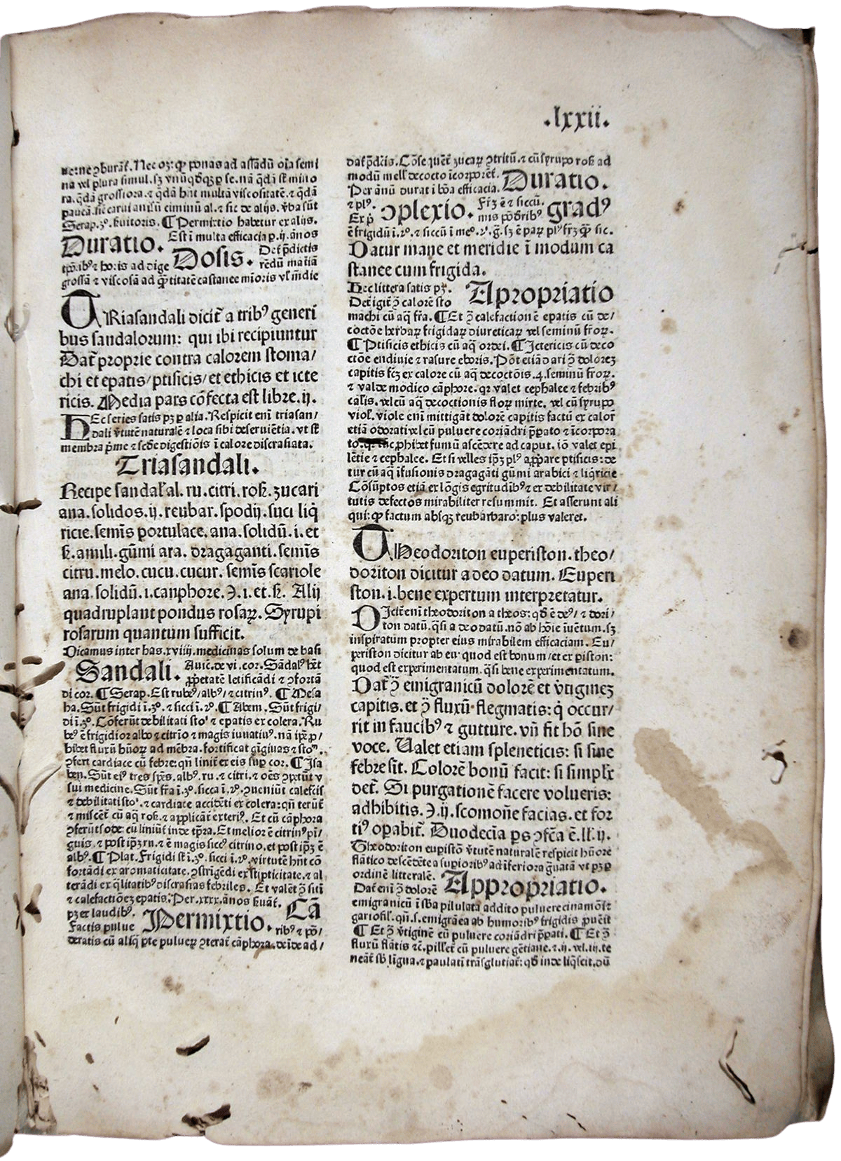 Nicolaus, Salernitanus, actiu s. XII. Antidotarium