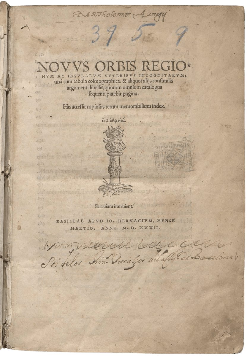 Novus orbis regionum ac insularum veteribus incognitarum
