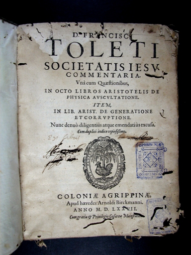 Toledo, Francisco de, 1532-1596. D. Fr. Francici Toleti ... commentaria