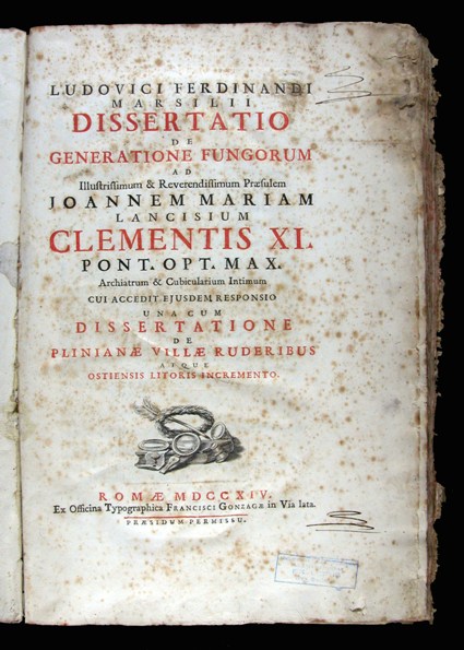 Marsigli, Luigi Ferdinando, 1658-17. Ludovici Ferdinandi Marsilii Dissertatio ..
