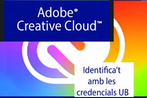 Cartell per a ordinadors que disposen de programari Adobe CC 