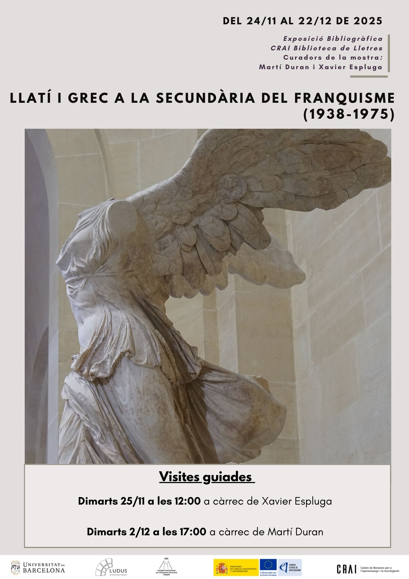 Llatí i Grec a la Secundària del Franquisme (1938-1975)
