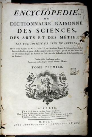 Encyclopédie ou Dictionnaire raisonné