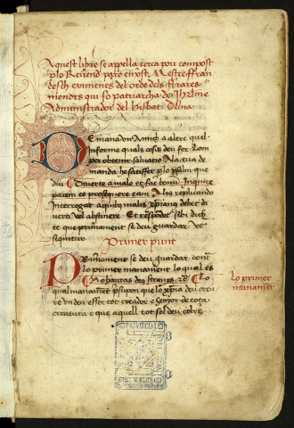 Eiximenis, Francesc. Cercapou [Manuscrit]