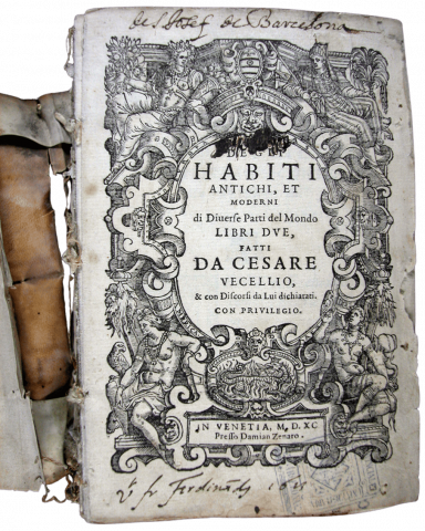 Vecellio, Cesare, ca. 1521-1601. Degli habiti antichi ...