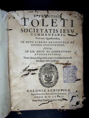 Toledo, Francisco de, 1532-1596. D. Fr. Francici Toleti ... commentaria