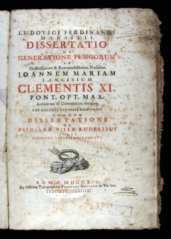 Marsigli, Luigi Ferdinando, 1658-17. Ludovici Ferdinandi Marsilii Dissertatio ..