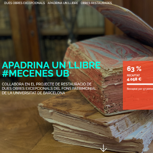 Campanya 'Apadrina un llibre' amb Mecenes UB _ 2022