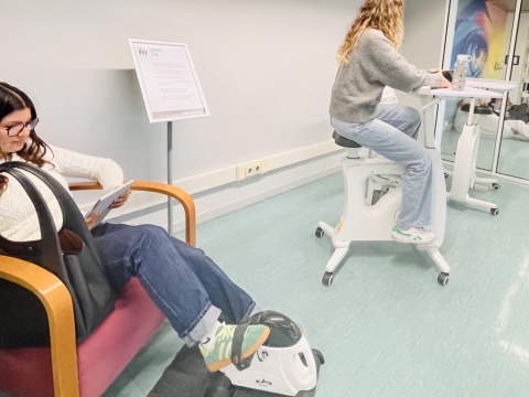 CRAIFit, el nou espai d'estudi actiu del CRAI Biblioteca del Campus Bellvitge