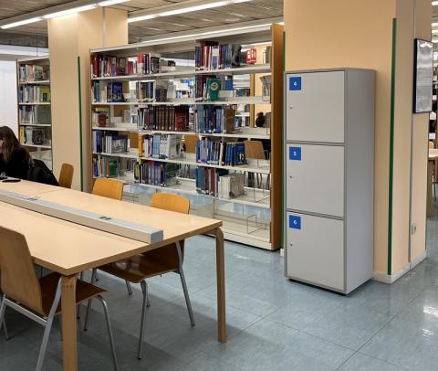 Nous armariets per als usuaris del CRAI Biblioteca del Campus Bellvitge