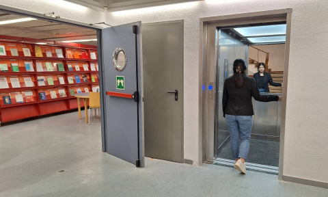 Instal·lació d’un nou ascensor al CRAI Biblioteca de Dret