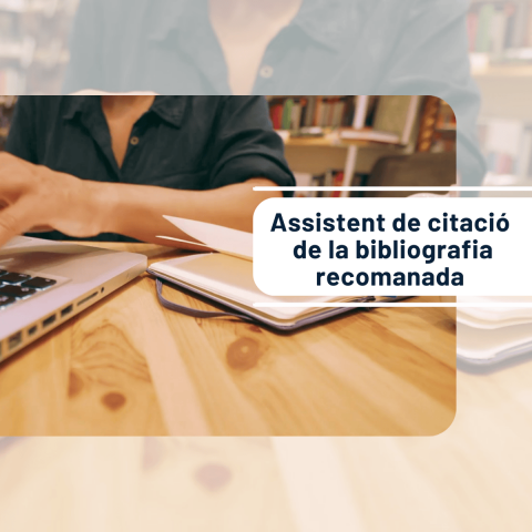 Ús de l'assistent de citació en la revisió dels plans docents