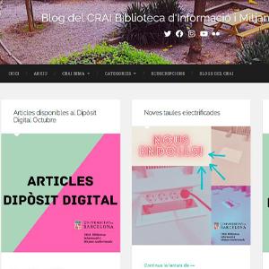Nou Blog al CRAI : Blog del CRAI Biblioteca d'Informació i Mitjans Audiovisuals