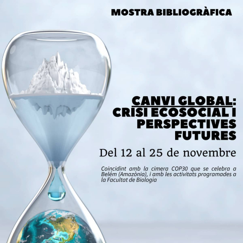 Mostra Bibliogràfica al CRAI Biblioteca de Biologia relacionada amb el COP30