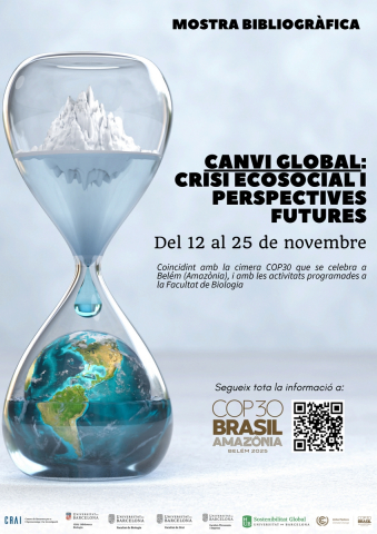 Mostra Bibliogràfica al CRAI Biblioteca de Biologia relacionada amb el COP30