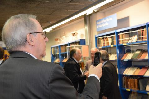 Inauguració exposició Cent anys de la relativitat general