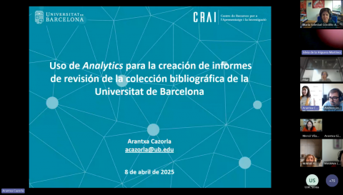El CRAI comparteix coneixement a través de seminaris formatius a Expania
