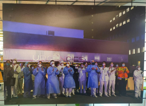 Exposició "La pandèmia COVID-19: imatges que parlen" al CRAI Biblioteca del Campus Bellvitge