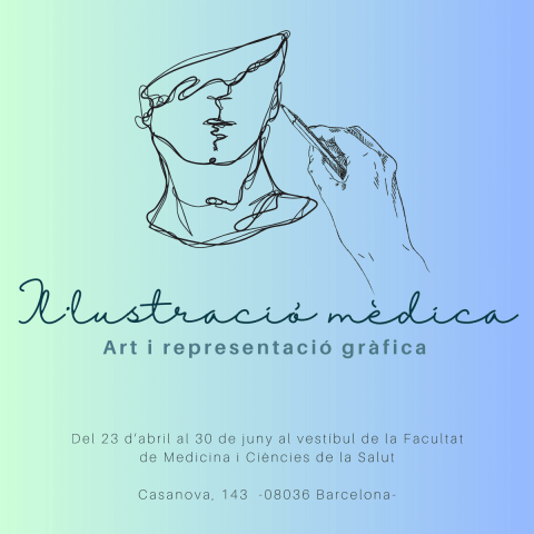 Acte d'inauguració de l'exposició “Il·lustració mèdica: Art i representació gràfica” del CRAI Biblioteca del Campus Clínic