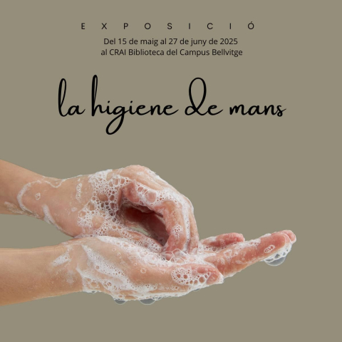 L'exposició “La higiene de mans: una mirada històrica als centres sanitaris de Catalunya” al CRAI Biblioteca del Campus Bellvitge
