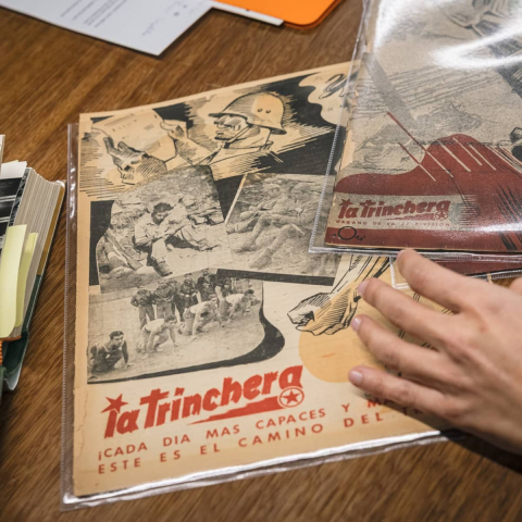 "Jaume Solà: traçant la Guerra Civil", un article de La MIRA amb col·laboració del CRAI Biblioteca del Pavelló de la República