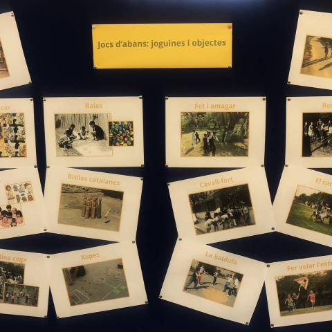Exposició "Jocs d'abans" al CRAI Biblioteca del Campus Mundet: una mirada a la tradició i la cultura lúdica