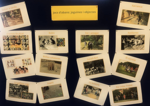 Exposició "Jocs d'abans" al CRAI Biblioteca del Campus Mundet: una mirada a la tradició i la cultura lúdica