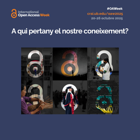 Setmana Internacional de l'Accés Obert 2025 al CRAI de la UB