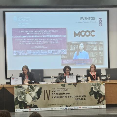 El CRAI de la UB participa a les IV Jornades de Gestió del Patrimoni Bibliogràfic REBIUN