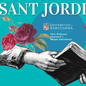 Sant Jordi 2021 al CRAI Biblioteca d'Informació i Mitjans Audiovisuals